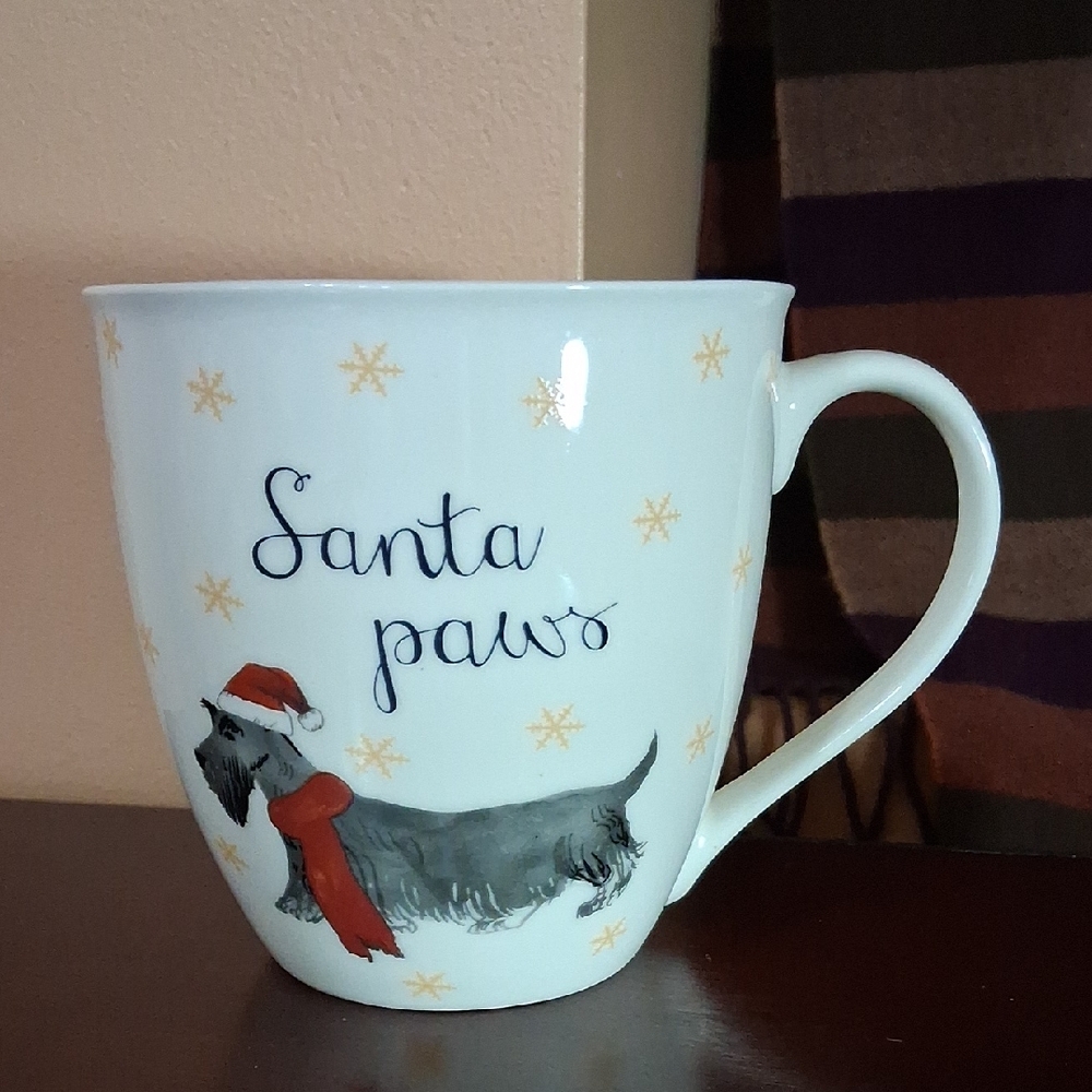 Santa Paws Scottish Terrier Holiday Mug By Milly Green. British Design. Ex Cond.